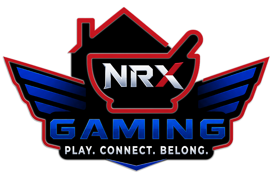 Nrx Gaming Logo - black underlay WEB SIZED